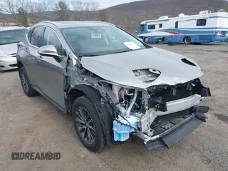 2024 Lexus NX with VIN 2T2GGCEZ7RC059449, listed as a IAAI auction lot 41955775 with 5,691 mi miles. Bid and sale history available at carsss.com. Image 1.