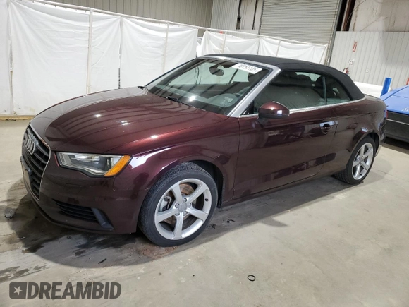 2015 Audi A3 1.8T Premium with VIN WAU6CLFF0F1083654, listed as a Copart auction lot 46151105 with 38,780 mi miles and Salvage Title. Bid and sale history available at carsss.com. Image 1.