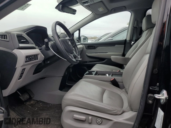 2022 Honda Odyssey EX-L with VIN 5FNRL6H70NB031177, listed as a Copart auction lot 51262515 with 53,629 mi miles and Salvage Title. Bid and sale history available at DreamBid. Image 7.