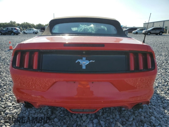 2015 Ford Mustang V6 with VIN 1FATP8EM1F5380437, listed as a Copart auction lot 57771705 with 78,708 mi miles and Salvage title. Bid and sale history available at DreamBid. Image 6.
