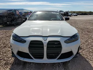 2023 BMW M4 Competition xDrive with VIN WBS43AZ05PCL79290, listed as a Copart auction lot 46134205 with 11,966 mi miles and Salvage Title. Bid and sale history available at carsss.com. Image 5.