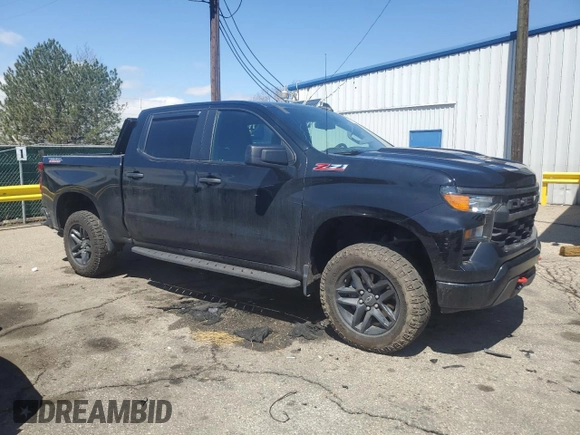2022 Chevrolet Silverado 1500 Custom Trail Boss with VIN 3GCPDCEK4NG669261, listed as a Copart auction lot 53146265 with 34,612 mi miles and Salvage Title. Bid and sale history available at carsss.com. Image 4.
