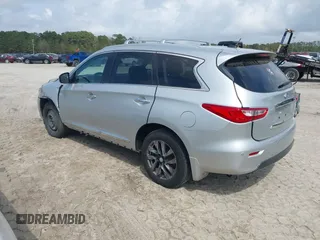 2013 Infiniti JX35 with VIN 5N1AL0MNXDC329872, listed as a IAAI auction lot 41937828 with 122,400 mi miles. Bid and sale history available at carsss.com. Image 3.