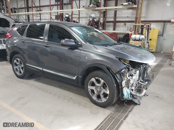 2019 Honda CR-V EX-L with VIN 2HKRW2H87KH638196, listed as a IAAI auction lot 41763821 with 89,994 mi miles. Bid and sale history available at carsss.com. Image 1.
