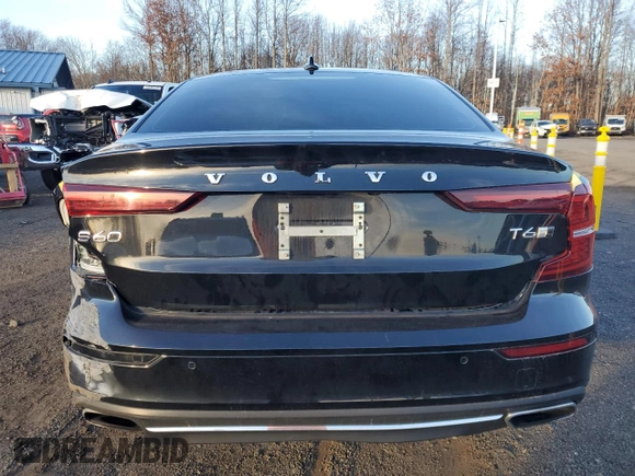 2019 Volvo S60 Inscription with VIN 7JRA22TL6KG014092, listed as a Copart auction lot 81351934 with 74,312 mi miles and Salvage Title. Bid and sale history available at carsss.com. Image 6.
