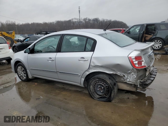 2011 Nissan Sentra S with VIN 3N1AB6AP6BL700983, listed as a Copart auction lot 43980425 with 124,403 mi miles and Salvage Title. Bid and sale history available at DreamBid. Image 2.