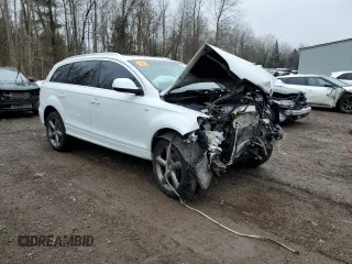 2015 Audi Q7 3.0L TDI Vorsprung Edition with VIN WA1WMCFE7FD023399, listed as a Copart auction lot 83018754 with 0 mi miles and Salvage Title. Bid and sale history available at carsss.com. Image 4.