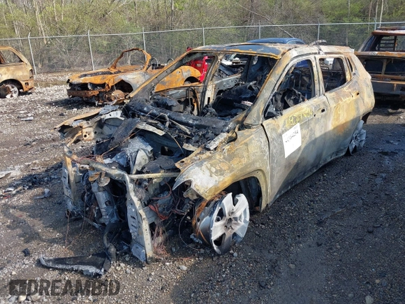 2022 Jeep Compass Latitude with VIN 3C4NJDBB1NT115449, listed as a IAAI auction lot 41984254 with Not Provided miles and . Bid and sale history available at DreamBid. Image 6.