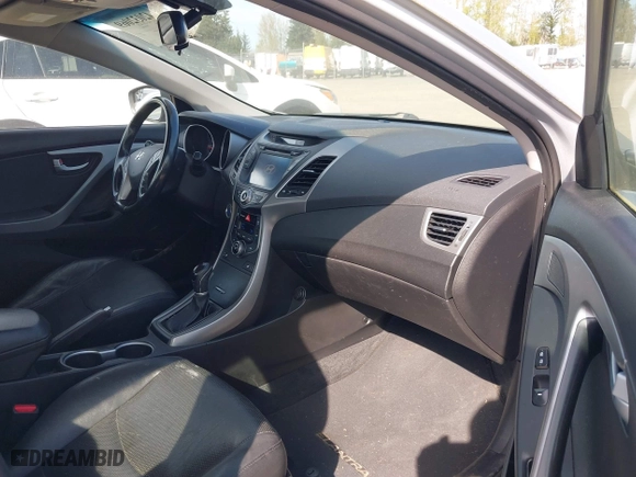 2014 Hyundai Elantra SE with VIN KMHDH4AE9EU140846, listed as a IAAI auction lot 42032069 with 168,052 mi miles. Bid and sale history available at carsss.com. Image 5.