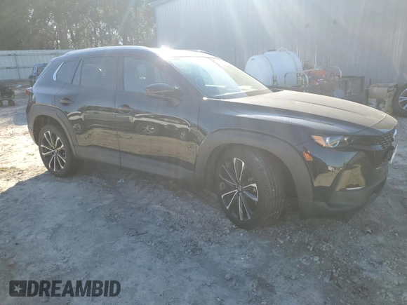 2023 Mazda CX-50 2.5 S Premium Plus Package with VIN 7MMVABEM9PN128857, listed as a Copart auction lot 85693844 with 21,636 mi miles and Salvage Title. Bid and sale history available at carsss.com. Image 4.