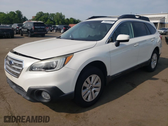 2015 Subaru Outback Premium with VIN 4S4BSADC1F3252517, listed as a Copart auction lot 59665585 with 94,533 mi miles and Salvage title. Bid and sale history available at DreamBid. Image 1.