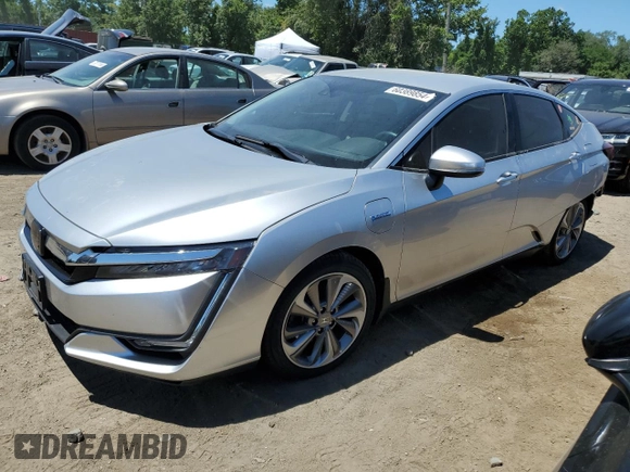 2018 Honda Clarity Plug-In Hybrid Touring with VIN JHMZC5F30JC018395, listed as a Copart auction lot 60389854 with 68,202 mi miles and Salvage Title. Bid and sale history available at carsss.com. Image 1.