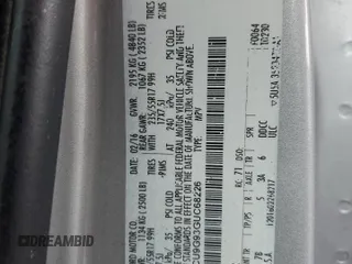 2016 Ford Escape SE z VIN 1FMCU9G93GUC68226, wystawiony jako Copart lot #56764355 z przebiegiem Nie podano mil oraz Szkoda całkowita • Salvage title. Historia ofert i sprzedaży dostępna na DreamBid. Obrazek 14.