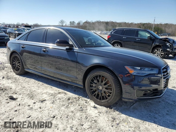 2016 Audi A6 3.0T Prestige with VIN WAUHGAFC2GN181537, listed as a Copart auction lot 48180055 with 80,423 mi miles and Salvage Title. Bid and sale history available at carsss.com. Image 4.