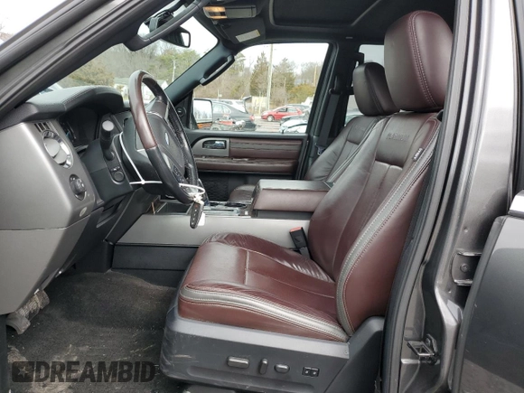 2017 Ford Expedition EL Platinum with VIN 1FMJK1MT7HEA62790, listed as a Copart auction lot 44686164 with 147,796 mi miles and Salvage Title. Bid and sale history available at carsss.com. Image 7.