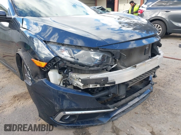 2020 Honda Civic EX-L with VIN 19XFC1F78LE019550, listed as a IAAI auction lot 41517951 with 27,788 mi miles and . Bid and sale history available at DreamBid. Image 17.