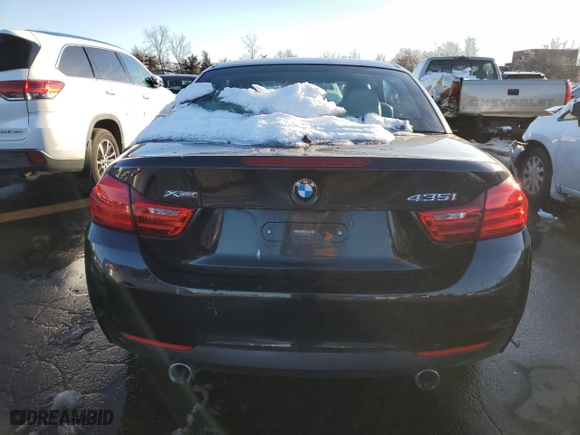 2015 BMW 4 Series 435i xDrive with VIN WBA3T7C5XF5A36570, listed as a Copart auction lot 81965803 with 55,159 mi miles. Bid and sale history available at carsss.com. Image 6.