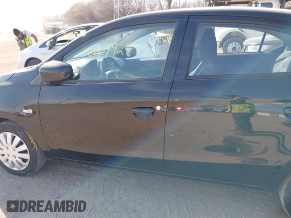 2017 Mitsubishi Mirage G4 ES with VIN ML32F3FJ2HHF18106, listed as a IAAI auction lot 41792573 with 76,931 mi miles. Bid and sale history available at carsss.com. Image 15.