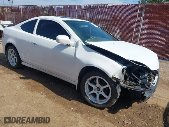 2006 Acura RSX with VIN JH4DC54846S012119, listed as a IAAI auction lot 42028137 with 128,762 mi miles. Bid and sale history available at carsss.com. Image 1.