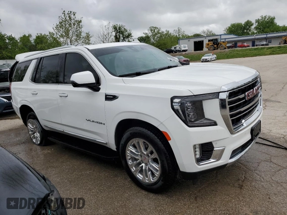 2022 GMC Yukon SLT with VIN 1GKS2BKT4NR257806, listed as a Copart auction lot 53239674 with 60,506 mi miles and Salvage Title. Bid and sale history available at carsss.com. Image 4.