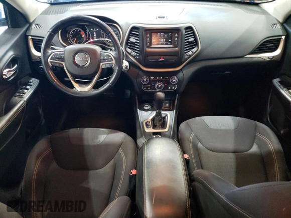 2016 Jeep Cherokee Latitude with VIN 1C4PJMCS4GW239803, listed as a Copart auction lot 49845735 with 104,306 mi miles and Salvage Title. Bid and sale history available at carsss.com. Image 8.