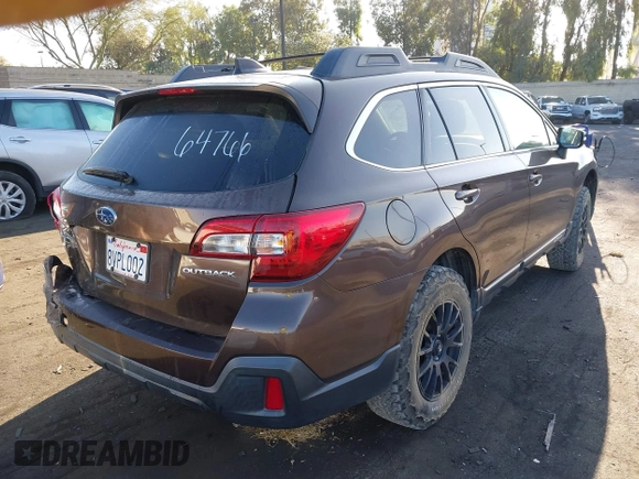 2019 Subaru Outback Premium with VIN 4S4BSAFC2K3373466, listed as a IAAI auction lot 42665425 with 65,545 mi miles and . Bid and sale history available at DreamBid. Image 4.