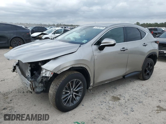 2023 Lexus NX with VIN 2T2GGCEZ9PC021752, listed as a Copart auction lot 47570275 with 8,967 mi miles and Salvage Title. Bid and sale history available at carsss.com. Image 1.