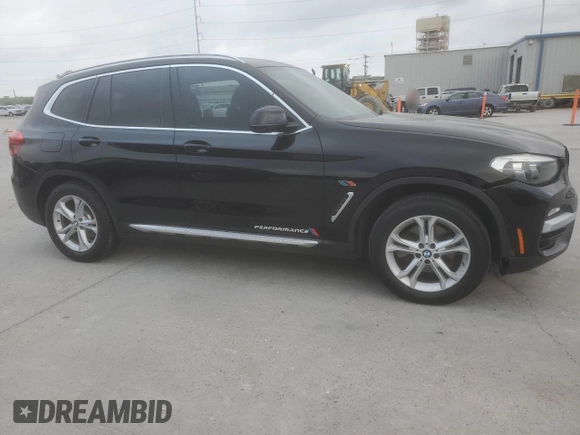 2019 BMW X3 sDrive30i with VIN 5UXTR7C59KLF28710, listed as a Copart auction lot 51424485 with 99,513 mi miles and Salvage Title. Bid and sale history available at DreamBid. Image 4.