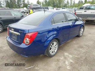 2012 Chevrolet Sonic LT with VIN 1G1JC5SH1C4207756, listed as a IAAI auction lot 42291873 with 106,842 mi miles and . Bid and sale history available at DreamBid. Image 4.