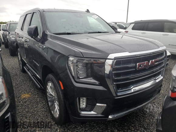 2024 GMC Yukon SLT with VIN 1GKS2BKD4RR224609, listed as a Copart auction lot 74045504 with 8,596 mi miles and Non Repairable. Bid and sale history available at carsss.com. Image 4.