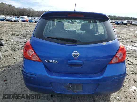 2009 Nissan Versa 1.8 SL with VIN 3N1BC13E49L469544, listed as a Copart auction lot 44134585 with 185,329 mi miles and Salvage Title. Bid and sale history available at carsss.com. Image 6.
