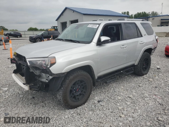 2021 Toyota 4Runner SR5 Premium with VIN JTENU5JR1M5839289, listed as a Copart auction lot 61152615 with 54,818 mi miles and Salvage title. Bid and sale history available at DreamBid. Image 1.
