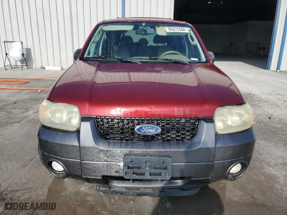 2007 Ford Escape Limited with VIN 1FMCU04137KA38448, listed as a Copart auction lot 86875584 with 165,963 mi miles and Salvage Title. Bid and sale history available at carsss.com. Image 5.