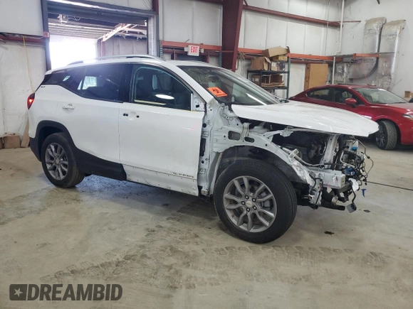 2022 GMC Terrain SLT with VIN 3GKALVEV0NL167115, listed as a Copart auction lot 59292835 with 93,799 mi miles and Salvage title. Bid and sale history available at DreamBid. Image 4.
