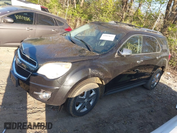 2014 Chevrolet Equinox LTZ with VIN 2GNALDEK6E6314237, listed as a IAAI auction lot 42053653 with 153,799 mi miles. Bid and sale history available at carsss.com. Image 17.