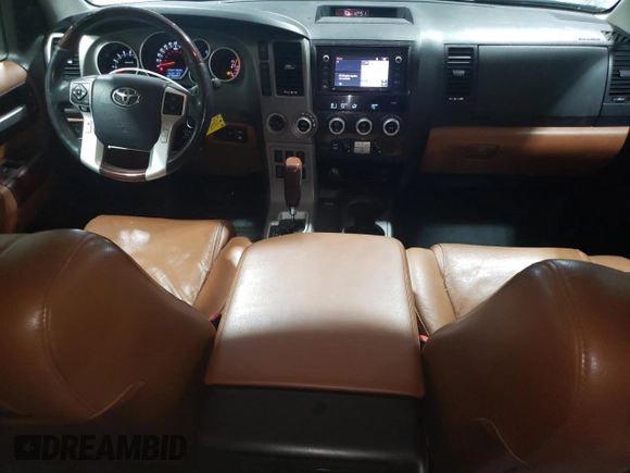 2014 Toyota Sequoia Platinum with VIN 5TDDW5G1XES105564, listed as a Copart auction lot 45019175 with 258,915 mi miles and Clean Title. Bid and sale history available at carsss.com. Image 8.