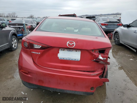 2017 Mazda Mazda3 4-Door Sport with VIN 3MZBN1U73HM121862, listed as a Copart auction lot 43249245 with 0 mi miles and Salvage Title. Bid and sale history available at carsss.com. Image 6.