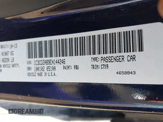 2014 Dodge Avenger SE z VIN 1C3CDZAB9EN144246, wystawiony jako IAAI lot #42145227 z przebiegiem 133 155 mil mil oraz . Historia ofert i sprzedaży dostępna na DreamBid. Obrazek 9.