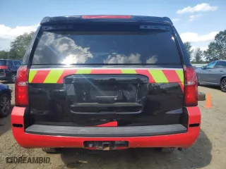 2017 Chevrolet Tahoe Commercial with VIN 1GNSKFEC8HR357661, listed as a Copart auction lot 73394694 with 53,839 mi miles and Salvage Title. Bid and sale history available at carsss.com. Image 6.