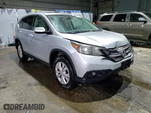 2014 Honda CR-V EX with VIN 2HKRM4H54EH605393, listed as a Copart auction lot 46480965 with 117,489 mi miles and Salvage Title. Bid and sale history available at carsss.com. Image 14.