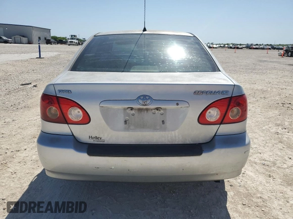 2005 Toyota Corolla CE with VIN 1NXBR32E85Z552916, listed as a Copart auction lot 52723295 with 279,769 mi miles and Clean Title. Bid and sale history available at DreamBid. Image 6.