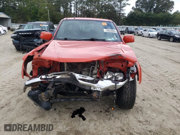 2010 GMC Canyon SLE1 with VIN 1GTJTCDE4A8146360, listed as a Copart auction lot 74022064 with 78,959 mi miles and Salvage Title. Bid and sale history available at carsss.com. Image 5.