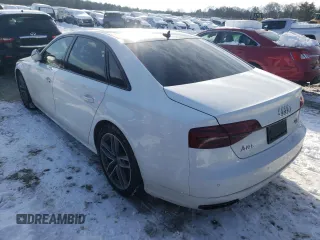 2017 Audi A8 Sport with VIN WAU43AFD1HN010007, listed as a Copart auction lot 86242694 with 68,612 mi miles and Salvage Title. Bid and sale history available at DreamBid. Image 2.