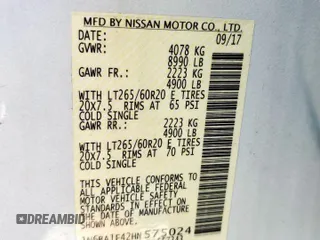 2017 Nissan Titan Pro-4X z VIN 1N6BA1F42HN575024, wystawiony jako Copart lot #52025835 z przebiegiem 23 422 mil mil oraz Czysty tytuł • Clean title. Historia ofert i sprzedaży dostępna na DreamBid. Obrazek 12.