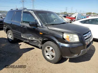 2006 Honda Pilot EX with VIN 5FNYF18466B003168, listed as a Copart auction lot 73733044 with 174,729 mi miles and Salvage Title. Bid and sale history available at DreamBid. Image 4.