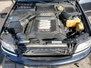2002 Audi S8 with VIN WAUGU44D32N004151, listed as a Copart auction lot 45453595 with 171,113 mi miles and Salvage Title. Bid and sale history available at DreamBid. Image 11.