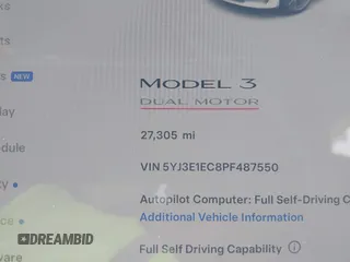 2023 Tesla Model 3 Performance z VIN 5YJ3E1EC8PF487550, wystawiony jako IAAI lot #42093712 z przebiegiem 27 305 mil mil oraz . Historia ofert i sprzedaży dostępna na DreamBid. Obrazek 15.