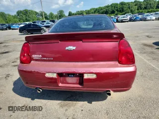 2006 Chevrolet Monte Carlo LTZ with VIN 2G1WN161769302703, listed as a Copart auction lot 62342785 with 190,005 mi miles and Clean title. Bid and sale history available at DreamBid. Image 6.