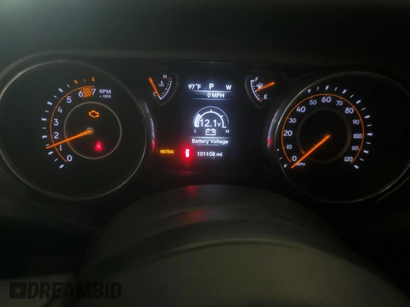 2018 Jeep Wrangler Unlimited Sport with VIN 1C4HJXDNXJW229508, listed as a Copart auction lot 59913155 with 101,108 mi miles and Clean title. Bid and sale history available at DreamBid. Image 9.