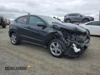 2021 Honda HR-V LX with VIN 3CZRU6H3XMM737099, listed as a Copart auction lot 53267575 with 36,281 mi miles and Salvage Title. Bid and sale history available at carsss.com. Image 4.